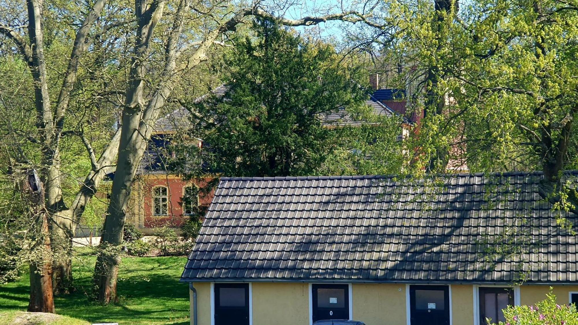 Ferienwohnung Im Gutshof Direkt Gegenueber Dem Schloss, Rhododendronpark Mit Terrasse Und Wlan Kromlau Buitenkant foto